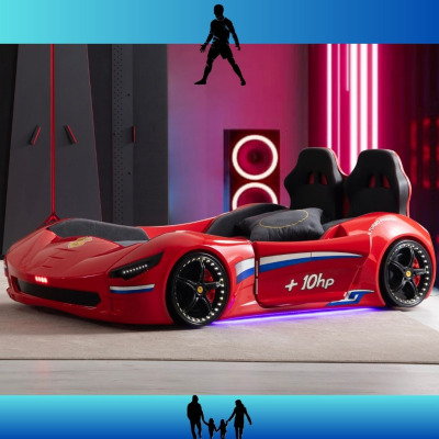  Titi Cabrio V8 Araba Karyola Kırmızı