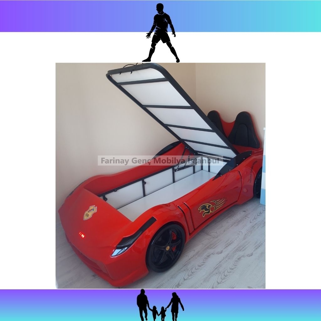 Bazalı%20Ferrari%20Araba%20Karyola