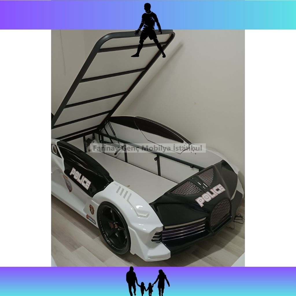 Police%20Moon%20Aero%20Bazalı%20Arabalı%20Yatak
