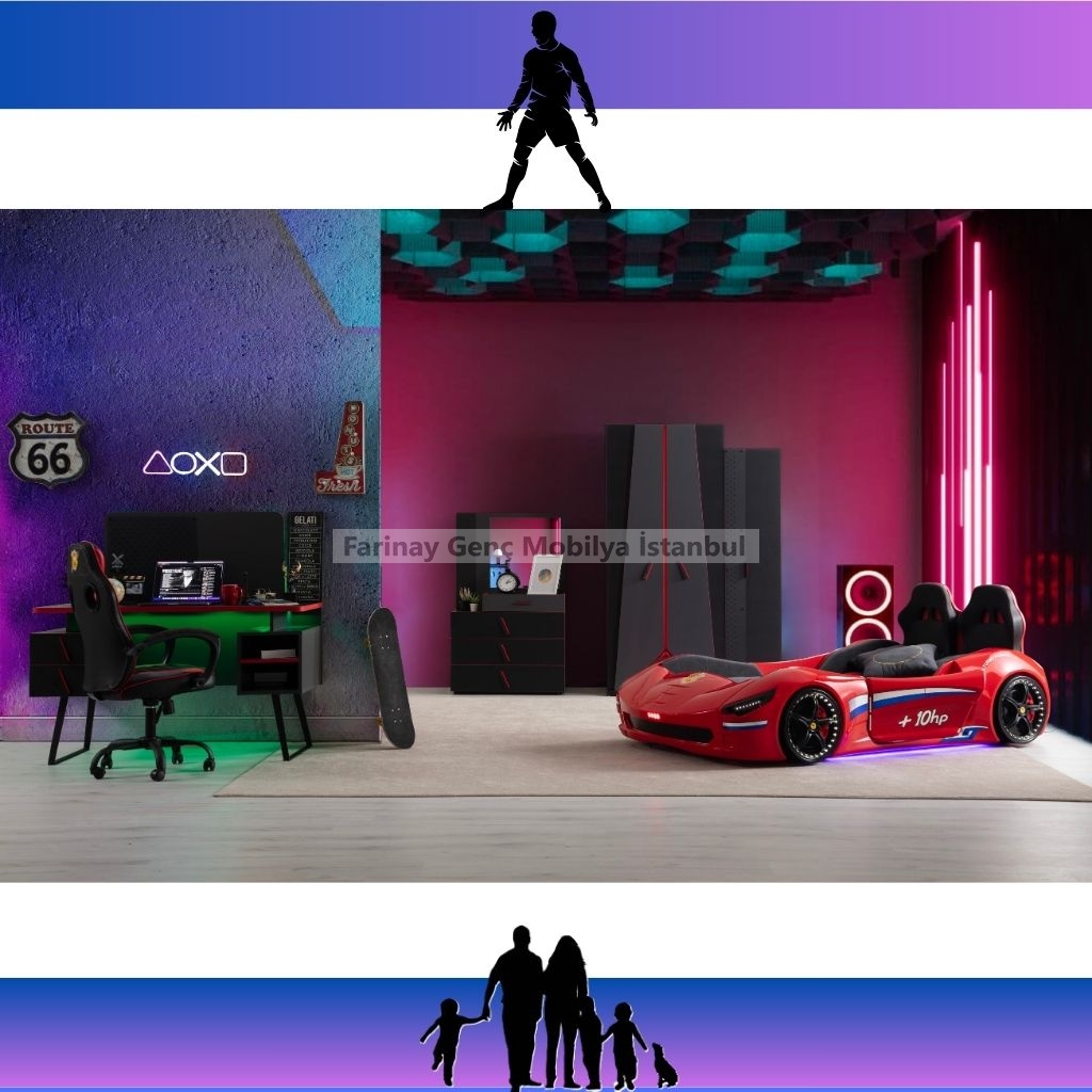 Gamer%20Cabrio%20Arabalı%20Çocuk%20odası
