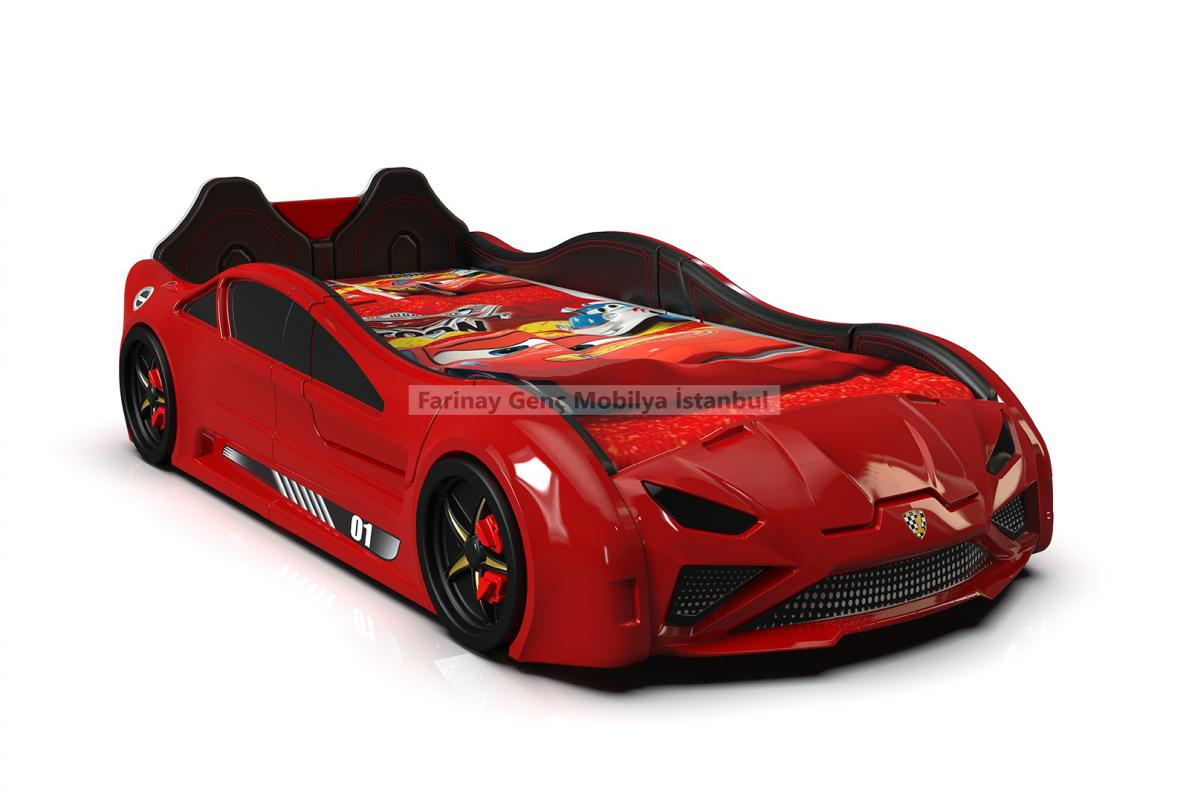 Kapılı,%20Deri%20Döşemeli%20Lamborghini%20Kırmızı%20Arabalı%20Karyola