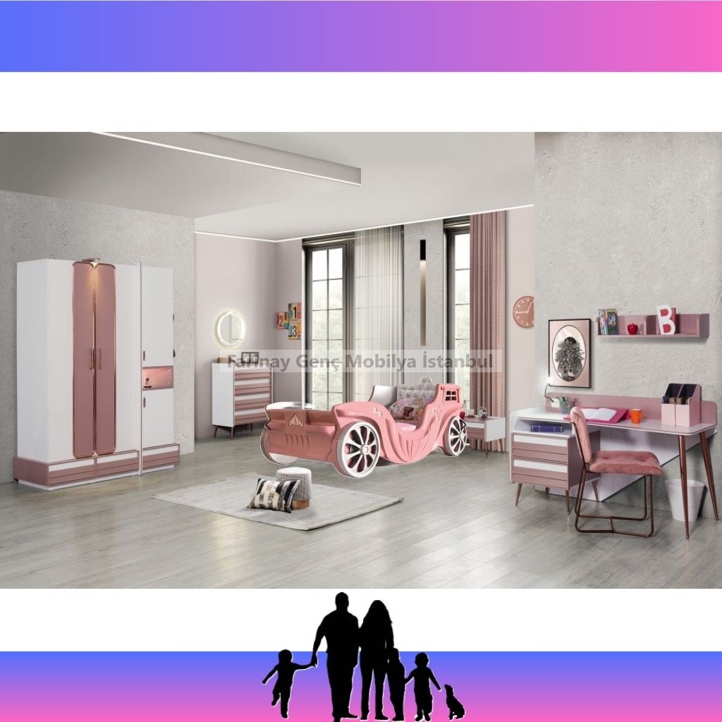 Farinay%20Rose%20Faytonlu%20Çocuk%20Odası
