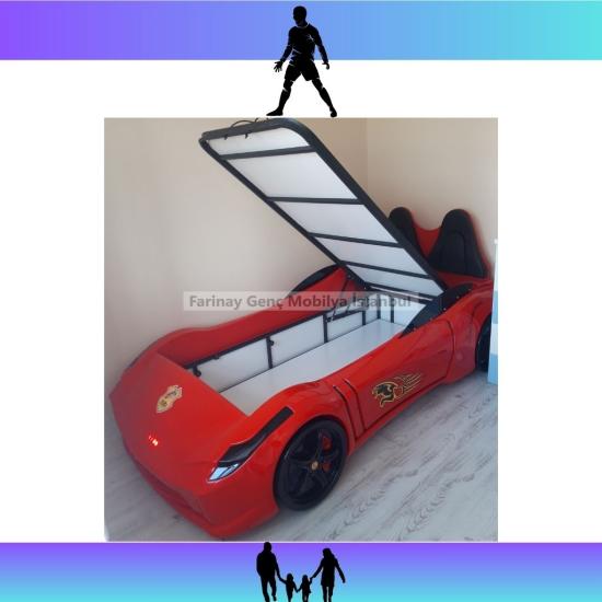 Fırsat Ürünü Bazalı Ferrari Araba Karyola