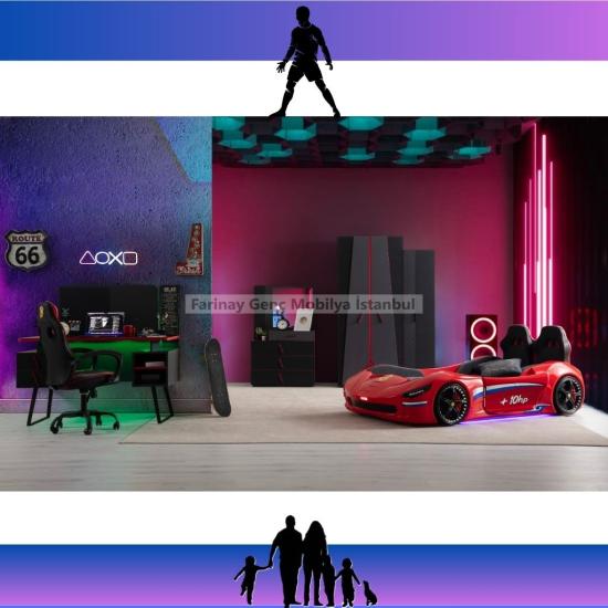 Çocukların Hayali, Gamer Araba Yataklı Çocuk Odası