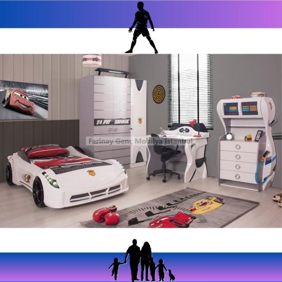 Titi Garage Çocuk Odası Set, Garaj set