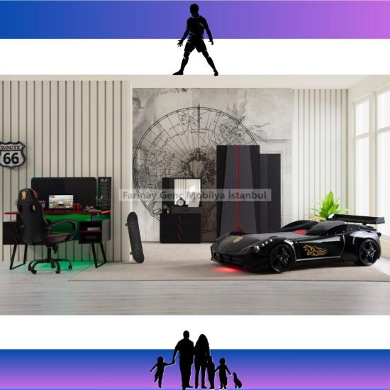 Çocukların Hayali, Gamer Araba Yataklı Çocuk Odası