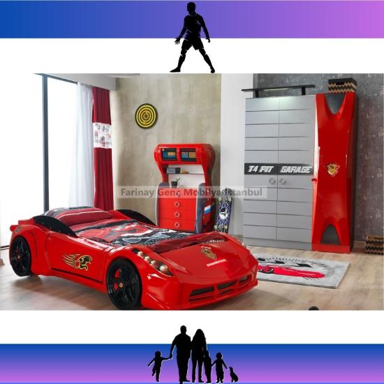Titi Garage Çocuk Odası Set, Garaj set