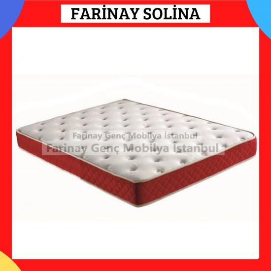 FARİNAY A SINIFI %100 PAMUK PEDLİ FULL ORTOPEDİK YAYLI YATAK 90 x 190 cm